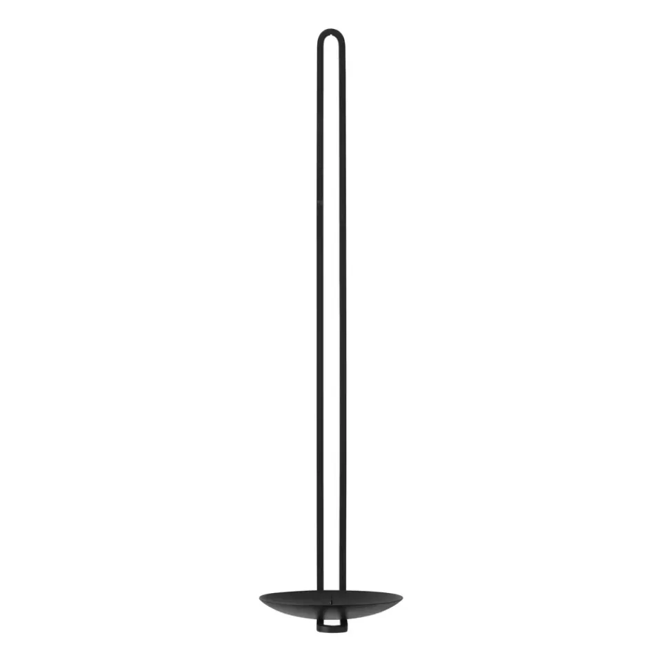 Audo Copenhagen Kynttilänjalat & Kyntteliköt^Clip kynttilänjalka seinä 34 cm, Musta