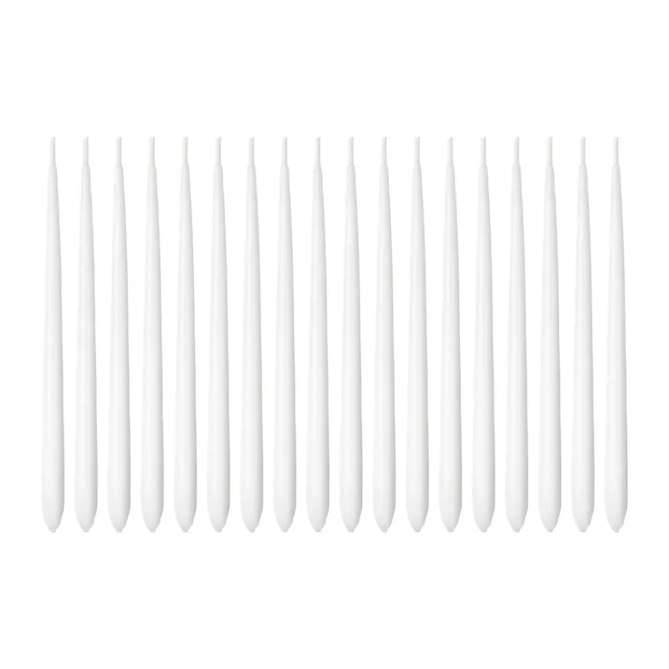 Georg Jensen Kynttilät^Cobra Hanukkah kynttilät 18 kpl, Valkoinen
