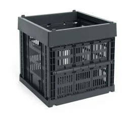 HAY Lastenhuoneen Säilytys|Laatikot & Rasiat^Colour Crate Cube 29.5x29.5 cm, Charcoal