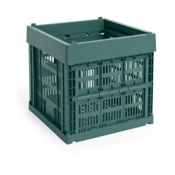 HAY Lastenhuoneen Säilytys|Laatikot & Rasiat^Colour Crate Cube 29.5x29.5 cm, Dark green
