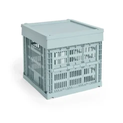 HAY Lastenhuoneen Säilytys|Laatikot & Rasiat^Colour Crate Cube 29.5x29.5 cm, Dusty blue
