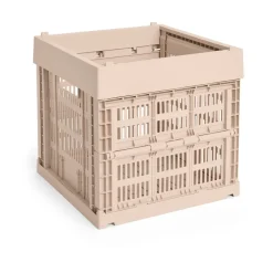 HAY Laatikot & Rasiat|Lastenhuoneen Säilytys^Colour Crate Cube 29.5x29.5 cm, Powder