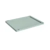 HAY Säilytyskorit^Colour Crate kansi plastic medium, Sage green