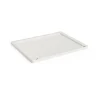 HAY Säilytyskorit^Colour Crate kansi plastic medium, Off white