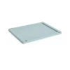 HAY Säilytyskorit^Colour Crate kansi plastic medium, Dusty blue