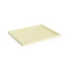 HAY Säilytyskorit^Colour Crate kansi plastic medium, Light yellow