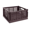 HAY Laatikot & Rasiat^Colour Crate L Square 42x42 cm, Bordeaux