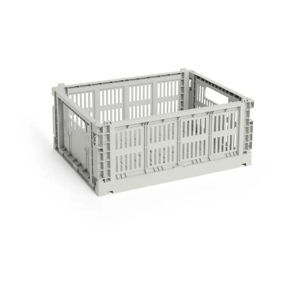 HAY Säilytyskorit^Colour Crate M 26,5 x 34,5 cm, Grey
