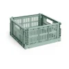 HAY Laatikot & Rasiat^Colour Crate M Square 29.5x29.5 cm, Sage green