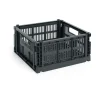 HAY Laatikot & Rasiat^Colour Crate M Square 29.5x29.5 cm, Charcoal
