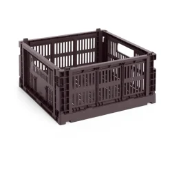 HAY Laatikot & Rasiat^Colour Crate M Square 29.5x29.5 cm, Bordeaux