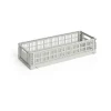 HAY Laatikot & Rasiat^Colour Crate Mini Oblong 13x34,5 cm, Grey