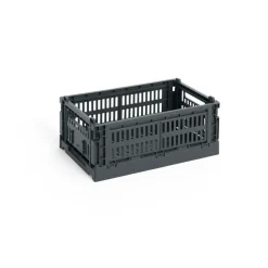 HAY Laatikot & Rasiat^Colour Crate S 17x26,5 cm, Charcoal