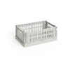 HAY Laatikot & Rasiat^Colour Crate S 17x26,5 cm, Grey