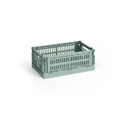 HAY Laatikot & Rasiat^Colour Crate S 17x26,5 cm, Sage green