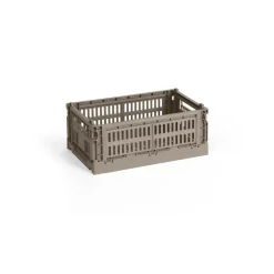 HAY Laatikot & Rasiat^Colour Crate S 17x26,5 cm, Warm grey