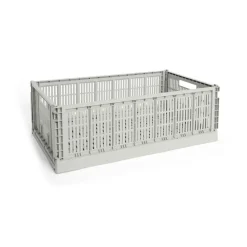 HAY Laatikot & Rasiat^Colour Crate XL 42x68 cm, Grey