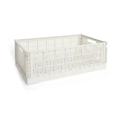 HAY Laatikot & Rasiat^Colour Crate XL 42x68 cm, Off-white
