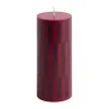 HAY Kynttilät^Column Candle pöytäkynttilä small 15 cm, Wine-bordeaux