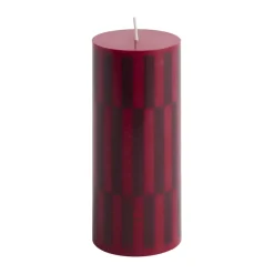HAY Kynttilät^Column Candle pöytäkynttilä small 15 cm, Wine-bordeaux