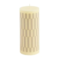HAY Kynttilät^Column Candle pöytäkynttilä small 15 cm, Cream-sand