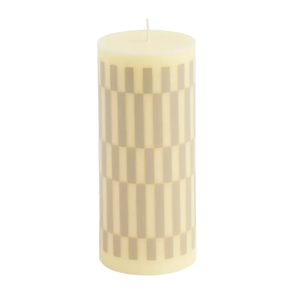 HAY Kynttilät^Column Candle pöytäkynttilä small 15 cm, Cream-sand