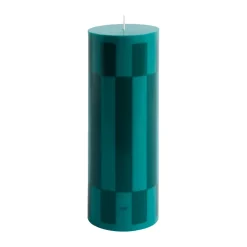 HAY Kynttilät^Column Candle pöytäkynttilä large 25 cm, Green-dark green