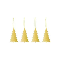 Cooee Design Joulukoristeet^Cooee joulukoriste messinki 4-pack, Tree