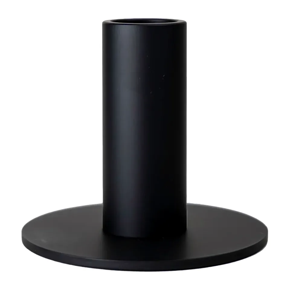 Cooee Design Kynttilänjalat & Kyntteliköt^Cooee kynttilänjalka matala 7 cm, Musta