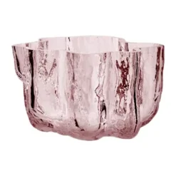 Kosta Boda Kynttilälyhdyt & Kynttilävadit^Crackle kynttilälyhty 5,8 cm, Vaaleanpunainen