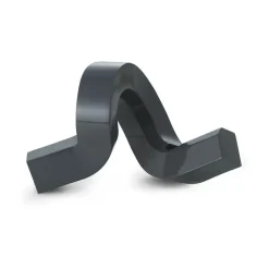 Normann Copenhagen Kynttilänjalat & Kyntteliköt^Crooked kynttilänjalka 1, Grey