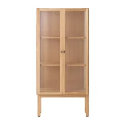 Audo Copenhagen Kaapit & Vitriinit^Curiosity kaappi lasiovilla 143 cm, Oak