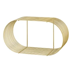 AYTM Hyllyt & Hyllyjärjestelmät^Curva seinähylly, Kultainen