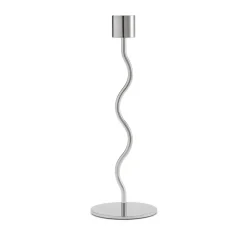Cooee Design Kynttilänjalat & Kyntteliköt^Curved kynttilänjalka 23 cm, Ruostumaton teräs