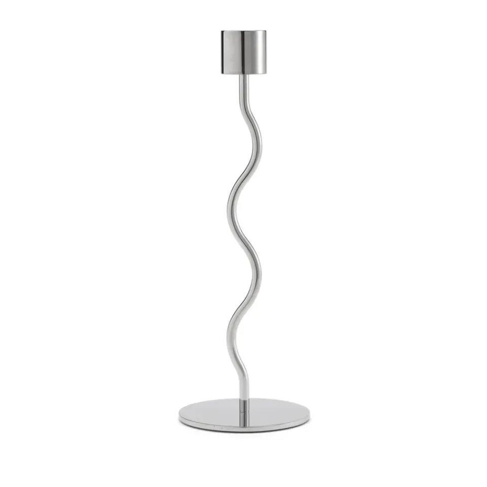Cooee Design Kynttilänjalat & Kyntteliköt^Curved kynttilänjalka 23 cm, Ruostumaton teräs