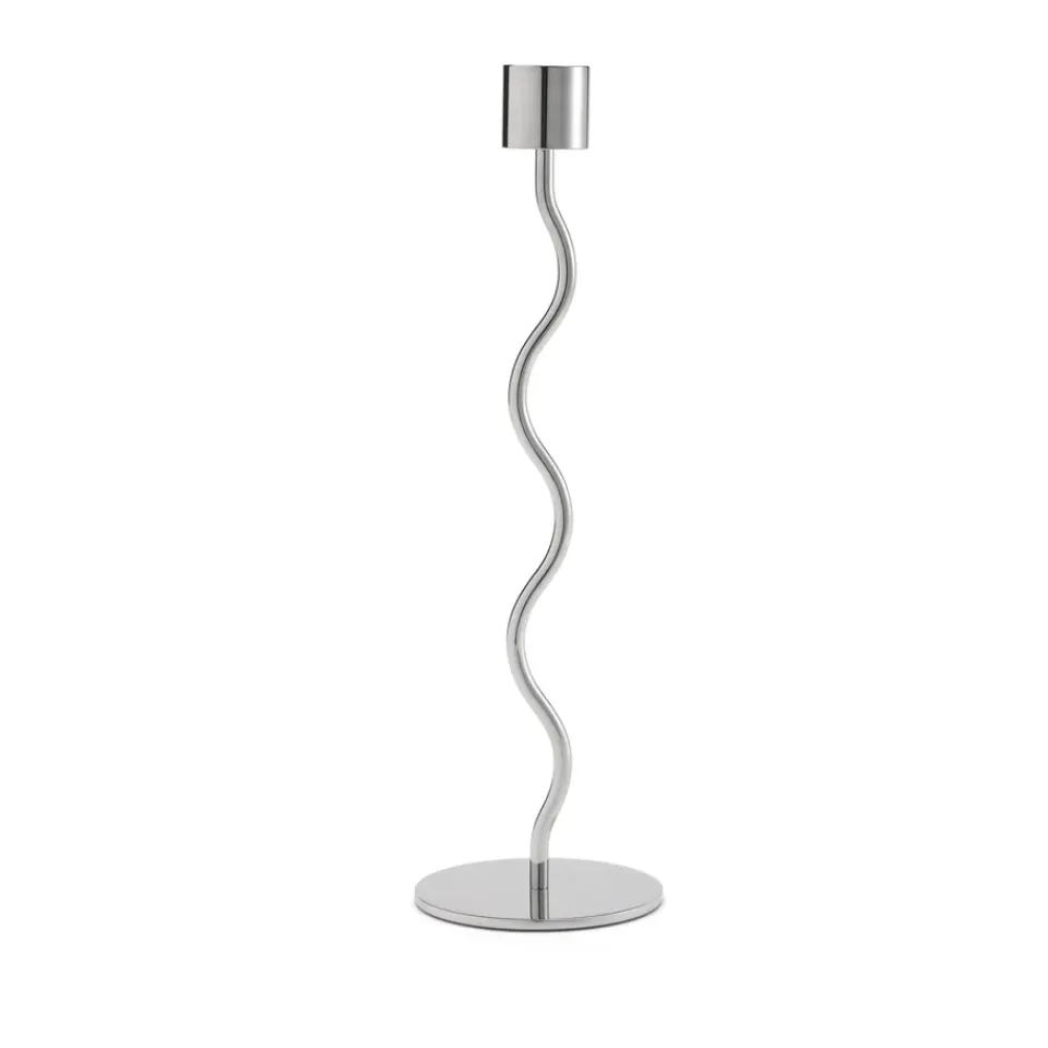 Cooee Design Kynttilänjalat & Kyntteliköt^Curved kynttilänjalka 26 cm, Ruostumaton teräs