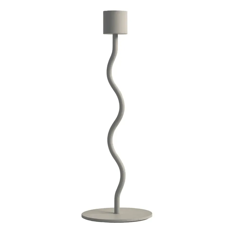 Cooee Design Kynttilänjalat & Kyntteliköt^Curved kynttilänjalka 23 cm, Hiekka