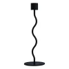 Cooee Design Kynttilänjalat & Kyntteliköt^Curved kynttilänjalka 23 cm, Black