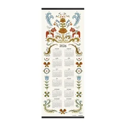Almedahls Kalenterit & Muistiinpanokirjat^Dalahästar-kalenteri 2026, 35 x 90 cm