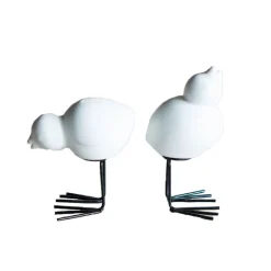 DBKD Pääsiäiskoristeet^Swedish Birds -pääsiäiskoriste, 2-pakkaus, White
