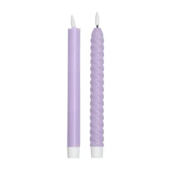 Design Letters Led-Kynttilät^LED-valot 2 kpl, Lilac