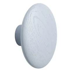 Muuto Koukut & Vaateripustimet^Dots wood -koukku light blue, Ø 13 cm