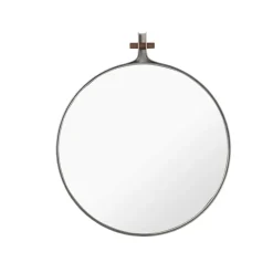 Kristina Dam Studio Seinäpeilit^Dowel peili, Stainless steel Ø35 cm