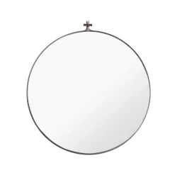 Kristina Dam Studio Seinäpeilit^Dowel peili, Stainless steel Ø70 cm