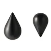 Normann Copenhagen Koukut & Vaateripustimet^Dropit nupit 2 kpl, musta iso
