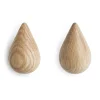 Normann Copenhagen Koukut & Vaateripustimet^Dropit nupit 2 kpl, puu iso