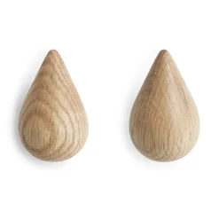 Normann Copenhagen Koukut & Vaateripustimet^Dropit nupit 2 kpl, puu iso