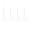 Cooee Design Pääsiäiskoristeet^Easter Deco -lintu pääsiäiskoriste 4-pakkaus, White