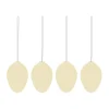Cooee Design Pääsiäiskoristeet^Easter Deco -muna pääsiäiskoriste 4-pakkaus, Light yellow