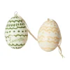 Lexington Kodinsisustusta Ja Yksityiskohtia^Easter Eggs in Papier Maché pääsiäiskoriste 2 kpl, Green-yellow
